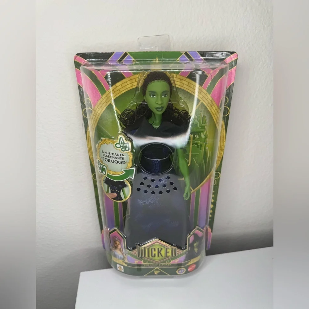 Wicked For Good Elphaba Thropp Singing Changed for Good Doll NWB In Hand